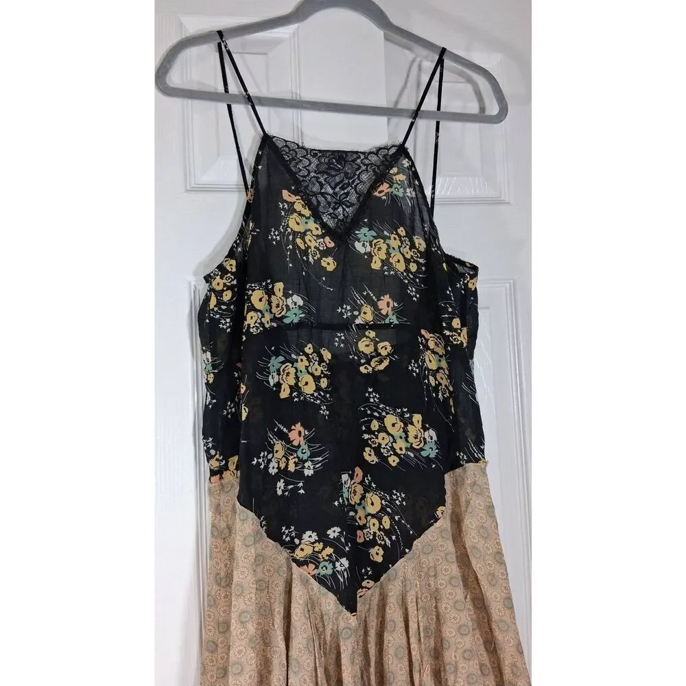 Free People intimately womens small sleep wear dress whimsigoth boho